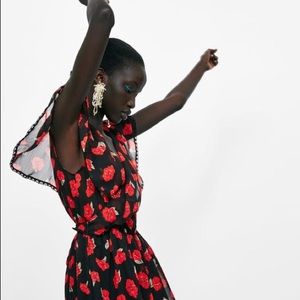 Zara frenchy wrap front midi dress